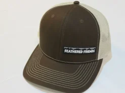 Feathered Friends Pro Style Trucker Offset Mountain Logo Patch Hat