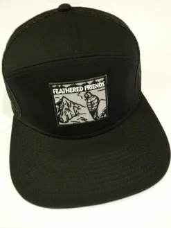 Feathered Friends Smoking Man Seven Panel Cotton Trucker Hat
