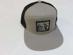 Feathered Friends Smoking Man Seven Panel Cotton Trucker Hat