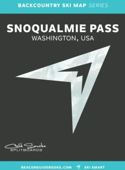 Snoqualmie Pass Topographic Ski Map